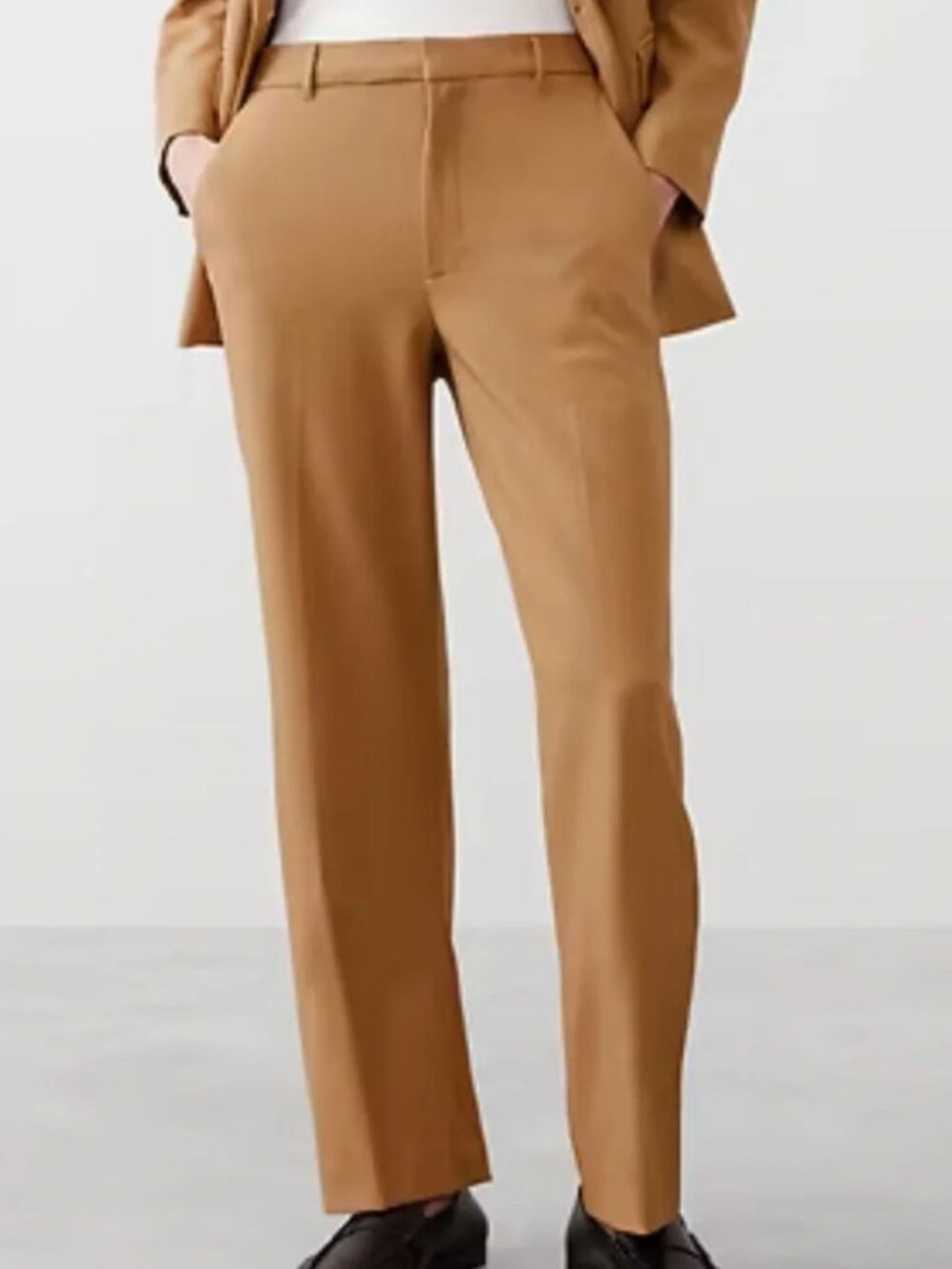 NWT Banana Republic Sculpted Stretch Straight Pants, Afternoon Latte